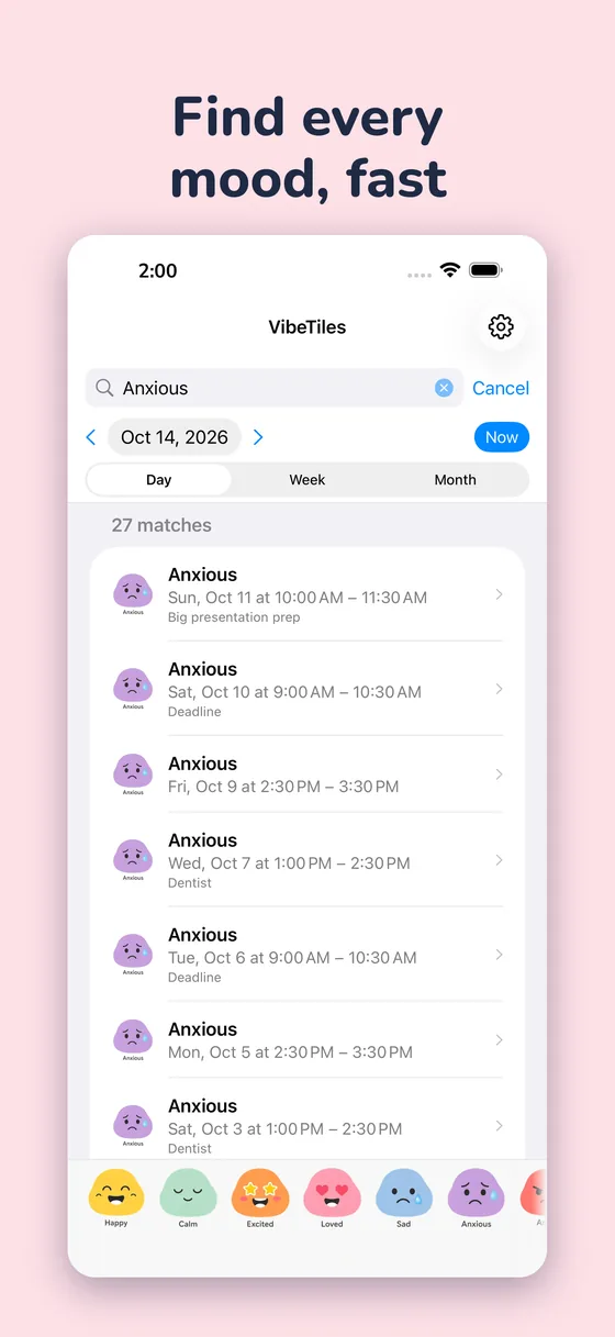 VibeTiles search screenshot